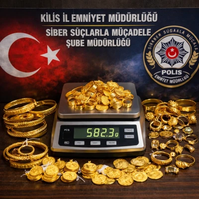 Ebul&uuml;le Mahallesi&rsquo;nde Ka&ccedil;ak Altın Operasyonu: 582 Gram Ziynet Eşyasına El Konuldu