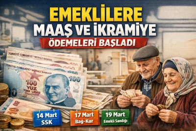 Emeklilere maaş ve ikramiye &ouml;demeleri başladı