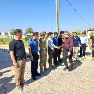 Emniyet Müdürü Kurt personelleriyle bayramlaştı