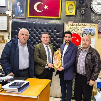 Enes Kablan&rsquo;dan Başkan G&uuml;ven &Ouml;zdemir&rsquo;e Hayırlı Olsun Ziyareti