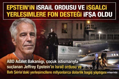 Epstein&rsquo;in İsrail ordusu ve işgalci yerleşimlere fon sağladığı ifşa oldu