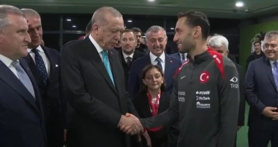 Erdoğan’dan Millilere tebrik