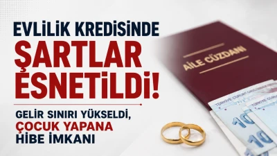 Evlilik kredisinde şartlar değişti!  ikinci &ccedil;ocukta bor&ccedil; silinecek