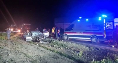 Feci kaza: 1 ölü, 4 yaralı