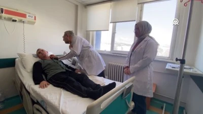 Felç geçiren hasta stent takılınca ayağa kalktı