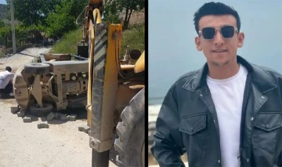 Forklift altında kalan sürücü öldü