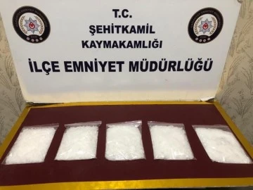 Gaziantep'te 1 kilo metamfetamin ele geçirildi
