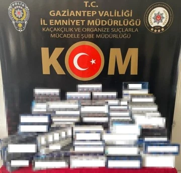 GAZİANTEP'TE 5 BİN 430 PAKET KAÇAK SİGARA ELE GEÇİRİLDİ