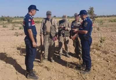 Gaziantep’te Av Yasağını İhlal Eden Şahsa Jandarmadan İşlem