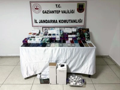 Gaziantep'te 1 Milyon 550 Bin TL'lik Ka&ccedil;ak &Uuml;r&uuml;n Ele Ge&ccedil;irildi