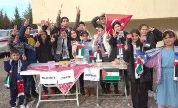 Gazze halkı için kermes düzenlendi