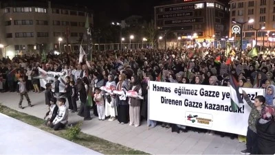 Gazze için Haykırdılar