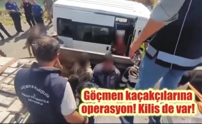 Göçmen kaçakçılarına operasyon! Kilis de var!