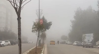 G&ouml;z G&ouml;z&uuml; G&ouml;rmedi! Kilis&rsquo;te Yoğun Sis Hayatı Fel&ccedil; Etti