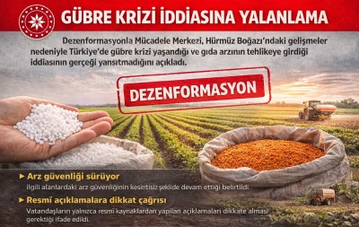 G&uuml;bre krizi iddiasına yalanlama