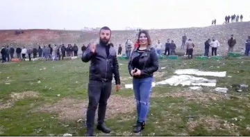 Güvercinler Özgül Taş hoca için bırakıldı