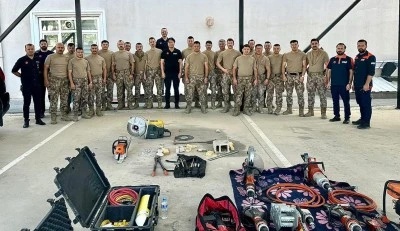 Kilis'te Polis Özel Harekât Personeline Temel Arama ve Kurtarma Eğitimi Verildi