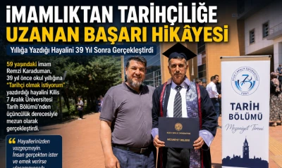 Kilis&rsquo;te İmamlıktan Tarih&ccedil;iliğe Uzanan Başarı Hik&acirc;yesi