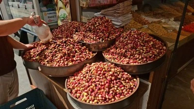 Kilis&rsquo;te Taze Fıstık Tezg&acirc;hlarda! Kilosu 500 TL