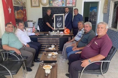 Çağlar Yaşar'dan Kilis Emeklilerin Sesi Derneğine ziyaret