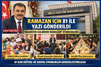 Mill&icirc; Eğitim Bakanlığı Ramazan İ&ccedil;in 81 İle Yazı G&ouml;nderdi