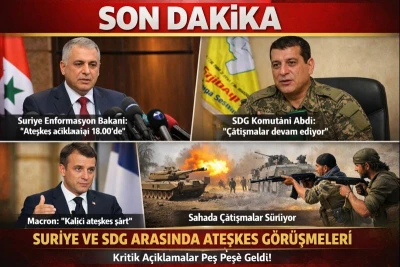 SON DAKİKA HABERİ: SURİYE&ndash;SDG ARASINDA ATEŞKES 