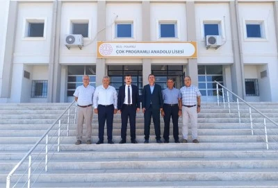 Kilis İl Millî Eğitim Müdürü Açıkgöz, Polateli'nde eğitim kurumlarına ziyaret