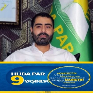HÜDA PAR 9. KURULUŞ YIL DÖNÜMÜNÜ KUTLAYACAK