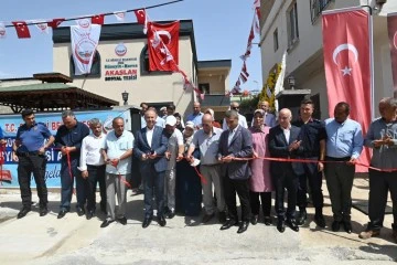 Hüseyin-Havva Akaslan Sosyal Tesisi törenle hizmete açıldı