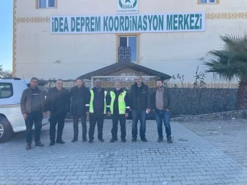 İDEA İnsani Yardım Derneği Deprem felaketinde büyük yük aldı