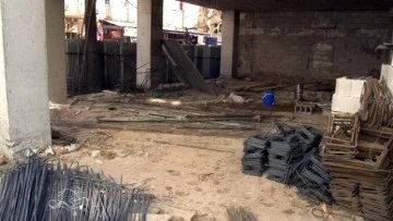 İnşaata giren hırsız veya hırsızlar ne bulduysa çaldı