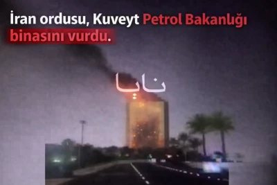 İran, Kuveyt Petrol Bakanlığı binasını vurdu