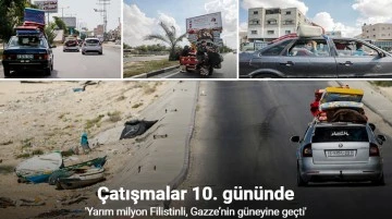 İsrail: 'Yarım milyon Filistinli, Gazze’nin güneyine geçti'
