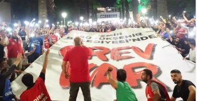 İzmir Büyükşehir Belediyesinde DEV grev