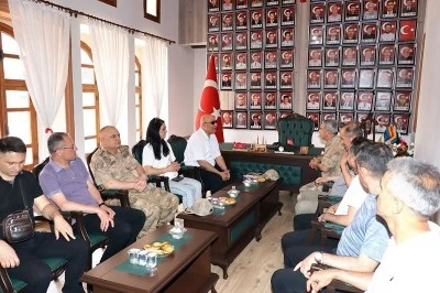 Jandarma Heyetinden Kilis’e Nezaket Ziyareti