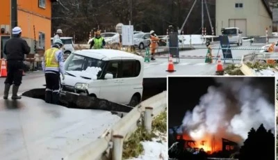 Japonya’daki 7,5 büyüklüğündeki depremde yaralı sayısı 50’ye yükseldi