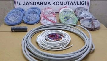 Kablo hırsızlığı yapan 5 şüpheli yakalandı