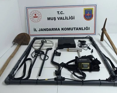 Kaçak kazı operasyonunda 4 şüpheli gözaltına alındı