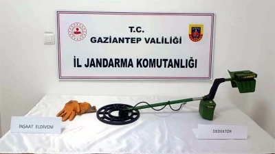 Kaçak kazı yapan 3 şahıs suçüstü yakalandı
