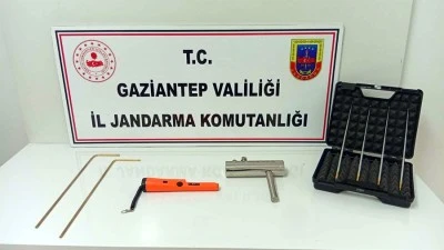 Kaçak kazı yapan 4 şahıs suçüstü yakalandı