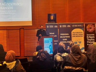 Kadın &ccedil;alışanlara serviks kanseri farkındalık eğitimi