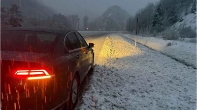 Kar yağdı: Malatya-Sivas kara yolu ulaşıma kapandı