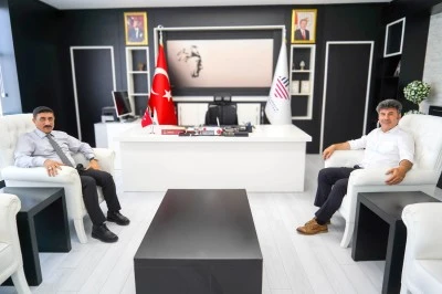  Karacoşkun, Rektör Akman’ı ziyaret etti