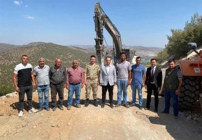Kaymakam Karanfil, Bozkaya Köyü’nde incelemelerde bulundu