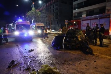 Kazada ortalık savaş alanına döndü