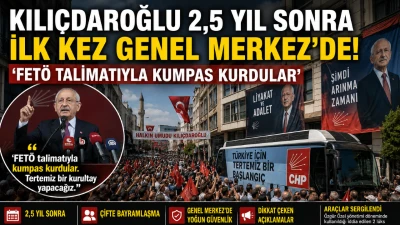 Kılı&ccedil;daroğlu 2,5 Yıl Sonra İlk Kez Genel Merkez'de