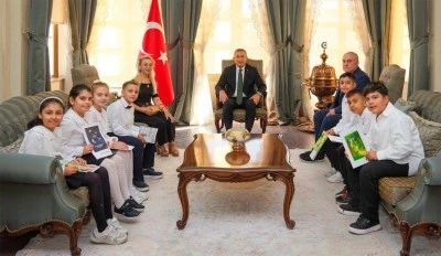 Kilis 15 Temmuz Şehitleri İlkokulundan Vali Şahin’e ziyaret