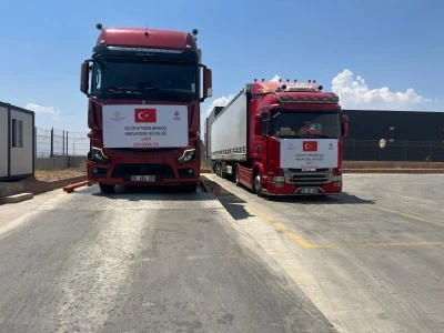 Kilis &Ccedil;obanbey AFAD Depolarına 10 Bin Gıda Kolisi Sevk Edilecek