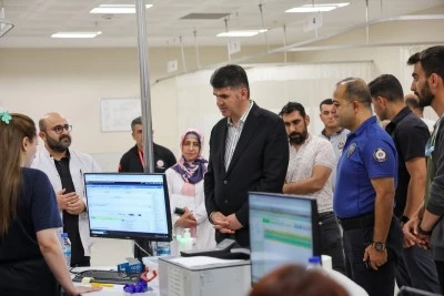 Kilis     Devlet Hastanesi&rsquo;nde Anlamlı Ziyaret