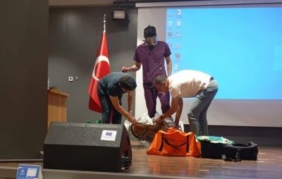 Kilis Devlet Hastanesi’nde KBRN farkındalık eğitimi 